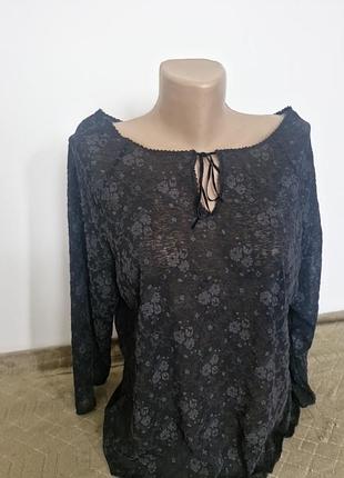 Чорна кофта 3/4 рукав