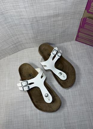 Оригинальные кожаные анатомические шлепанцы во Вьетнамки birkenstock