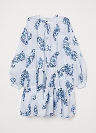 H&m супер легка сукня батист плаття із батисту оверсайз s - розмір