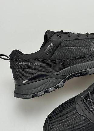 Nike rivah all black 8