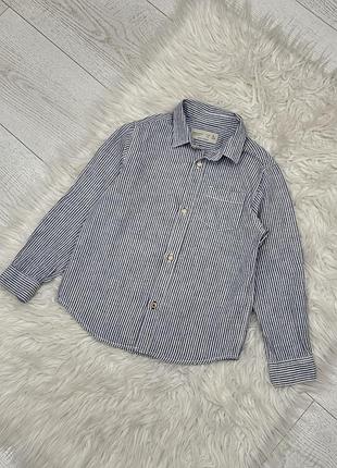 Стильна легенька сорочка zara льон котон