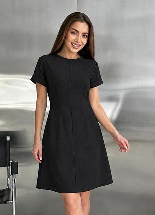 Красива стильна чорна силуетна сукня від h&m