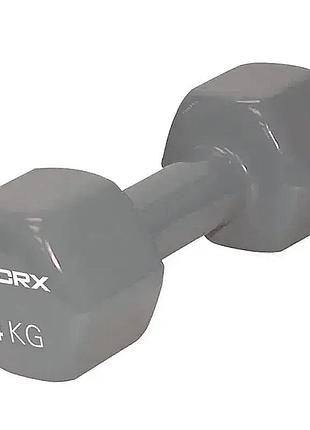 Гантель для фітнесу toorx vinyl 4 кг (mv-4)
