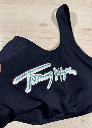 Топ купальник з лого tommy hilfiger