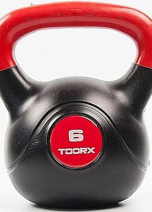 Гиря вінілова toorx pvc 6 кг (krp-6)