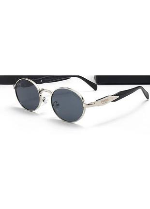 Сонцезахисні окуляри prada silver /dark grey