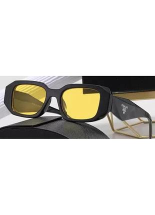 Сонцезахисні окуляри prada pr17ws black/yellow