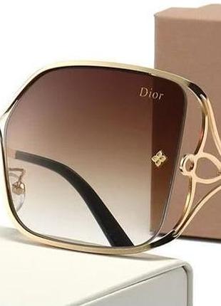 Сонцезахисні окуляри dior gold/brown