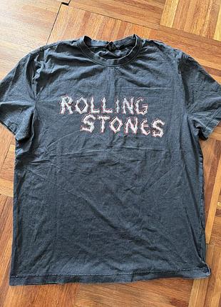 Нова  варена бавовняна  оверсайз футболка primark  з  мерчем рок-гурту the rolling stones. присвячених туру voodoo lounge  м 38 🇬🇧