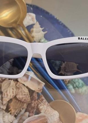 Сонцезахисні окуляри balenciaga bb0262sa white/grey
