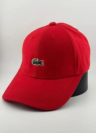Кепка бейсболка lacoste червона універсального розміру