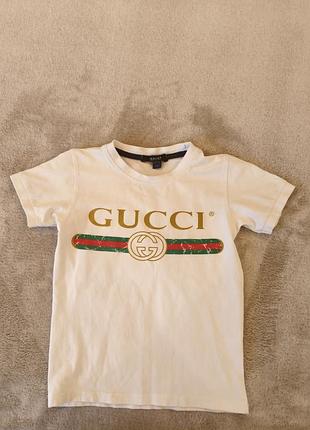 Брендовая детская футболка gucci