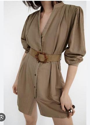Сукня льон zara