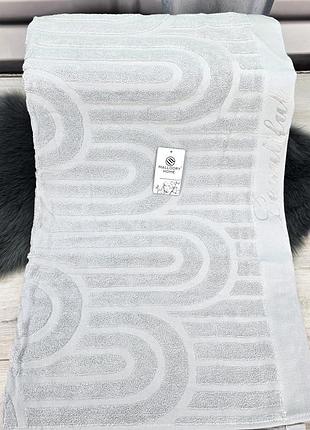 Рушник банний махровий 140*70 см mallory овали 31