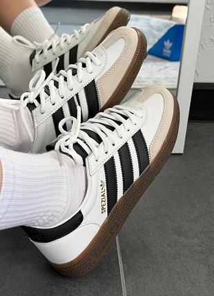 Кросівки жіночі  adidas spezial handball white black🖤