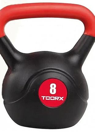Гиря вінілова toorx pvc 8 кг (krp-8)