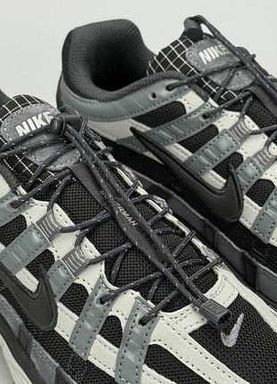 Nike p-6000 black grey 4