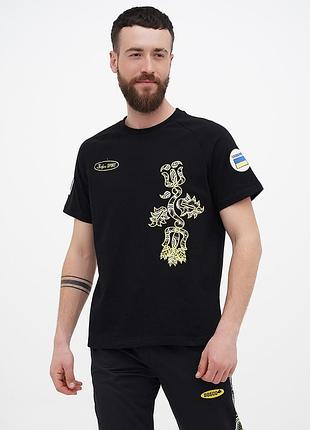 Футболка чоловіча bosco sport ukraine / боско україна m темна new collection