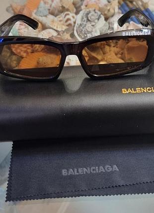 Сонцезахисні окуляри balenciaga bb0262sa brown/grey