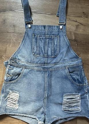 Джинсовий комбінезон boohoo 14р
