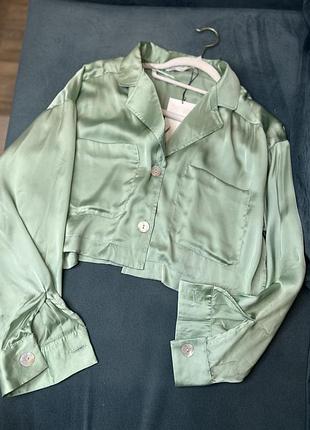 Сатинова сорочка zara