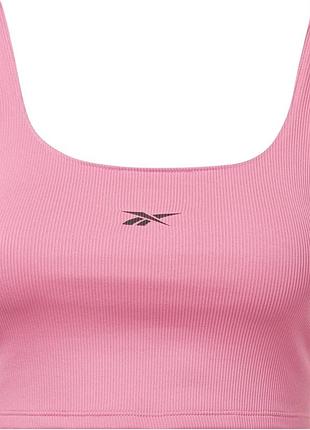 Розовый топ reebok . спортивный топ