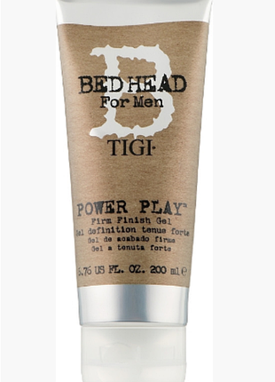 Моделирующий гель для волос мужской tigi bed head for men power play finish gel 200 мл