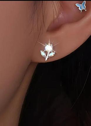 Сережечки гвоздики 💖