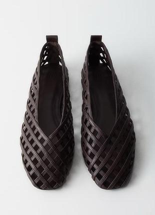 Балетки плетені h&m