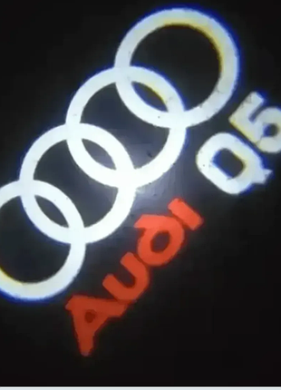 Світлодіодні лампи в двері audi q5