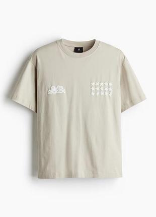 Чоловіча футболка h&m loose fit