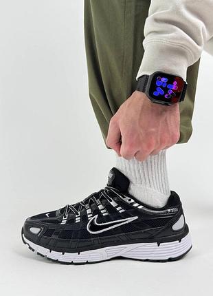 Nike p-6000 black white 9