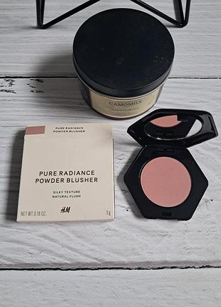 Румяна сухие hm cameo pink шелковистая текстура