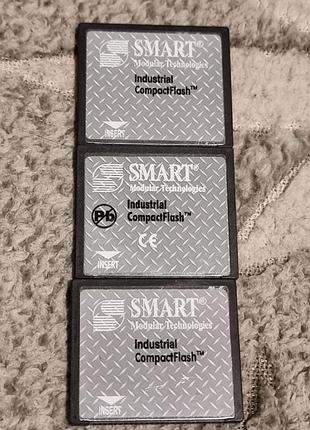 Карта памяти 128 мб (не гб) smart modular technologies industrial 5.19-5.39/10.1-10.2 compactflash cf