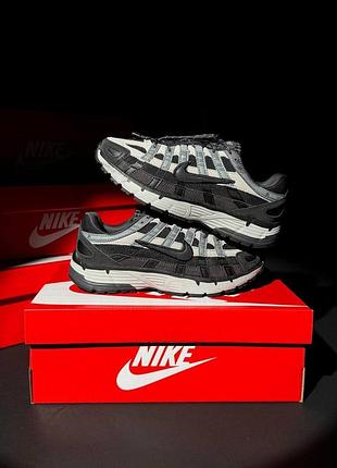 Жіночі кросівки nike p-6000 black grey