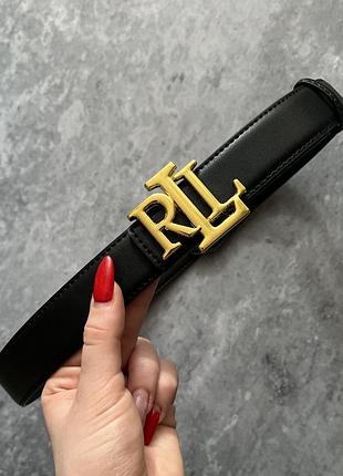 Женский кожаный ремень ralph lauren