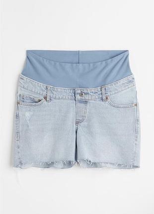 Джинсові шорти з необробленим краєм h&m