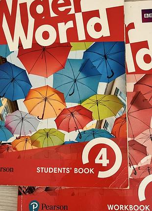 Wider world 4 students’ book+ workbook, книга для вивчення англійської мови