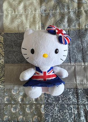 Коллекционная hello kitty ty beanie baby union jack (британский флаг)