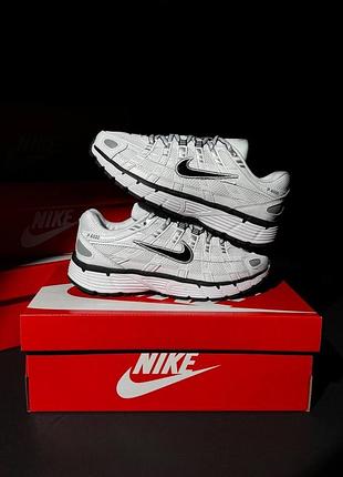 Жіночі кросівки nike p-6000 white black