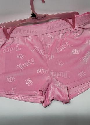 Велюровые шорты juicy couture, оригинал, новые, размер xl.