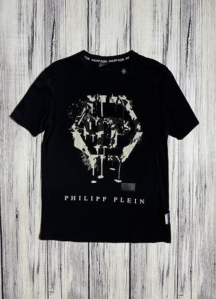 Philipp plein футболка чёрная xl