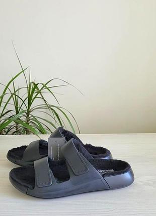 Шлепанцы кожаные оригинал ecco cozmo 2nd 215303 гг.40,41