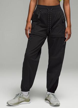 Lululemon convertible hiking jogger  женские спортивные/трекинговые штаны-шорты трансформеры