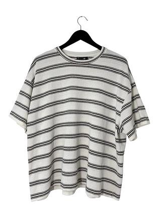 Цупка оверсайз футболка у смужку asos
