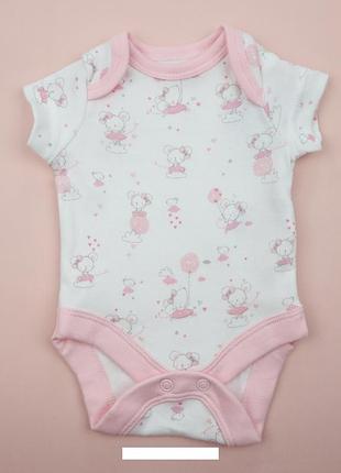 Боді mothercare з коротким рукавом для дівчинки на зріст 50/56 см