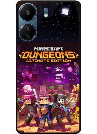 Силиконовый бампер чехол для zte nubia neo 5g с рисунком minecraft майнкрафт