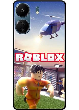 Силиконовый чехол бампер для zte nubia neo 5g с картинкой роблокс roblox