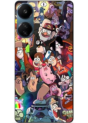 Силиконовый бампер чехол для zte nubia neo 5g с рисунком гравити фолз gravity falls