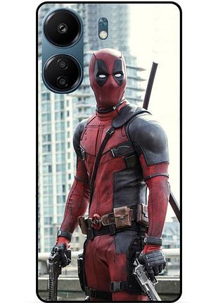 Силіконовий бампер чохол для zte nubia neo 5g з малюнком deadpool дедпул